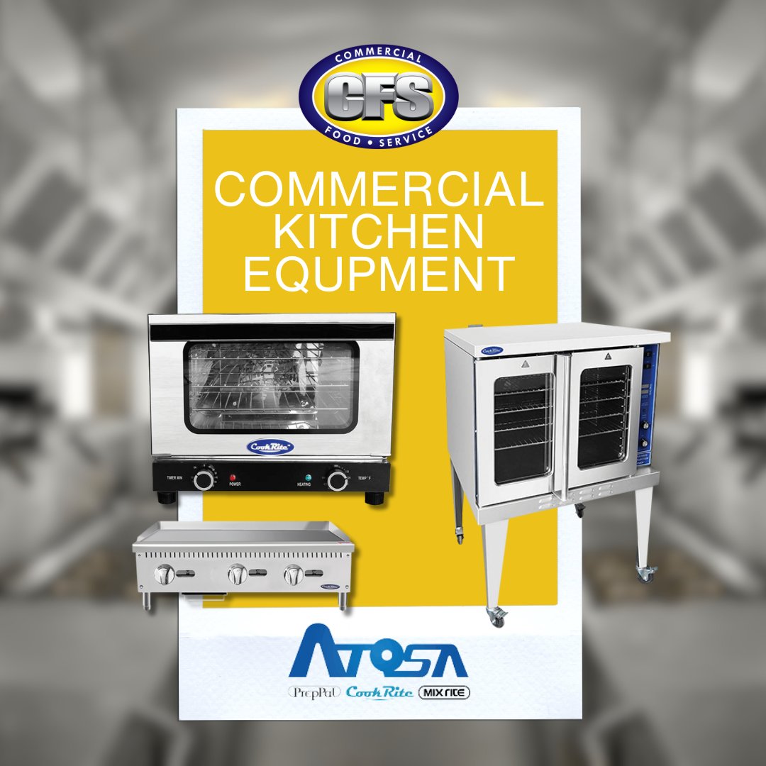 Commercial Food Service is dedicated to the success of Texas restaurants. Explore our range of supplies designed to enhance your kitchen operations from brands such as @AtosaUSA and more. #CommercialSupplies #KitchenEnhancement #RestaurantSupplies #KitchenEssentials #Atosa