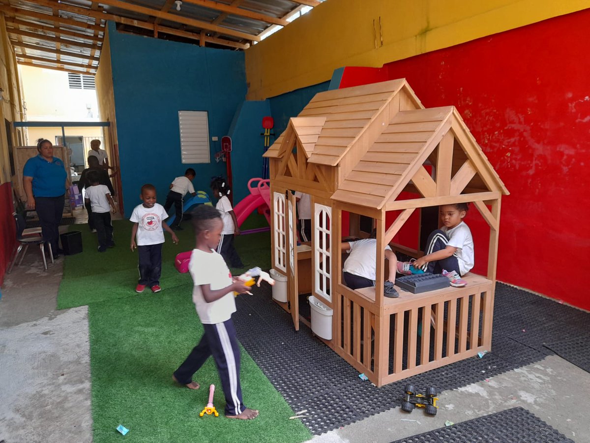 ChildCareInt's tweet image. We wanted to share an update on one of the projects we recently completed! The children at Nest of Love School now have a safe space to explore. The designated play area helps young students in their early development years. Thank you to all who partnered with us!