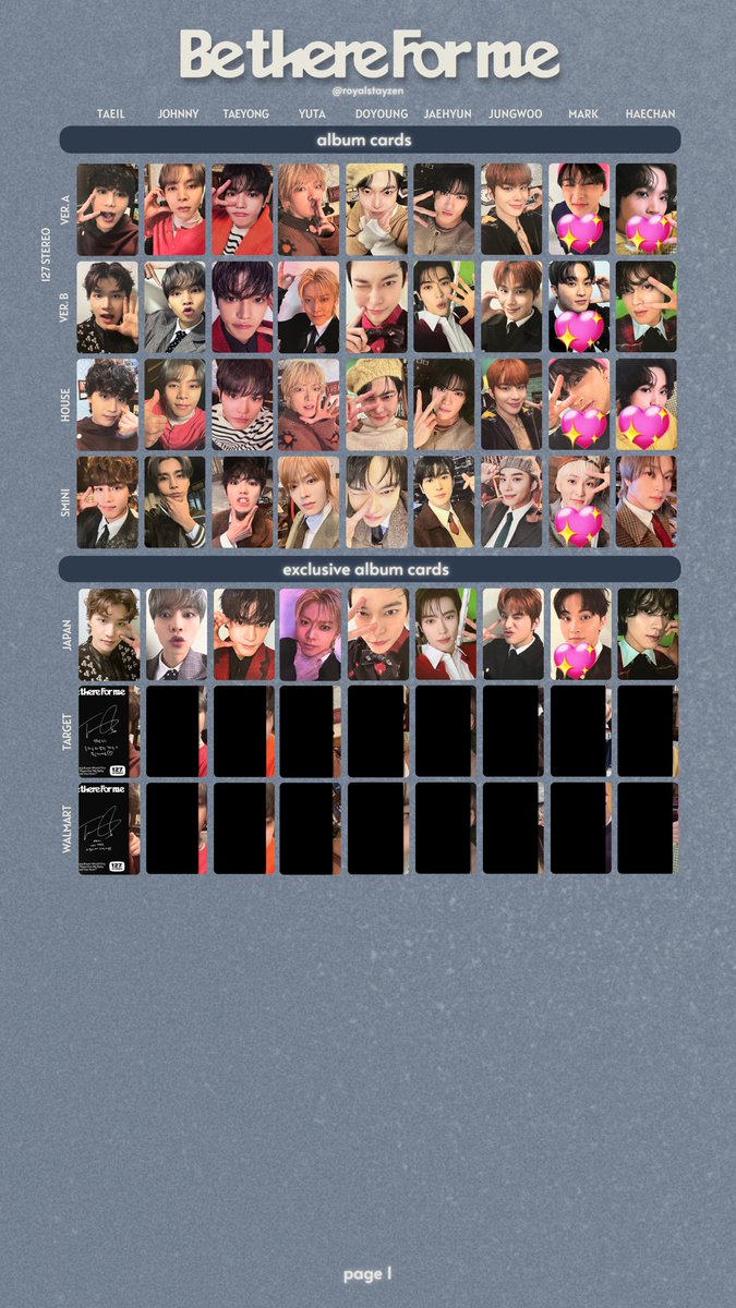 pingguo____'s tweet photo. NCT 127 Be there For me BTFMトレカ ポラロイド ポスター ポストカード ハガキ 交換 mumo イリチル 異種

【譲】画像1枚目
テイル テヨン 悠太

【求】画像2・3枚目💖トレカ
マーク ヘチャン ジェヒョン

n:1可・異種可・郵送希望
お気軽にお声がけください🫧 https://t.co/bohRp6nzwU