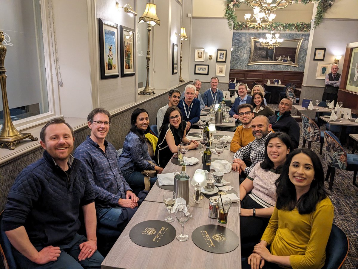 With #BSGAR2024 upon us, tonight has been a great chance to catch up with friends old and new at the welcome reception ....the @BSGAR_UK committee even managed to squeeze in a late meal to refuel, and we are all ready and raring to go for the start of #BSGAR2024 tomorrow 🙌