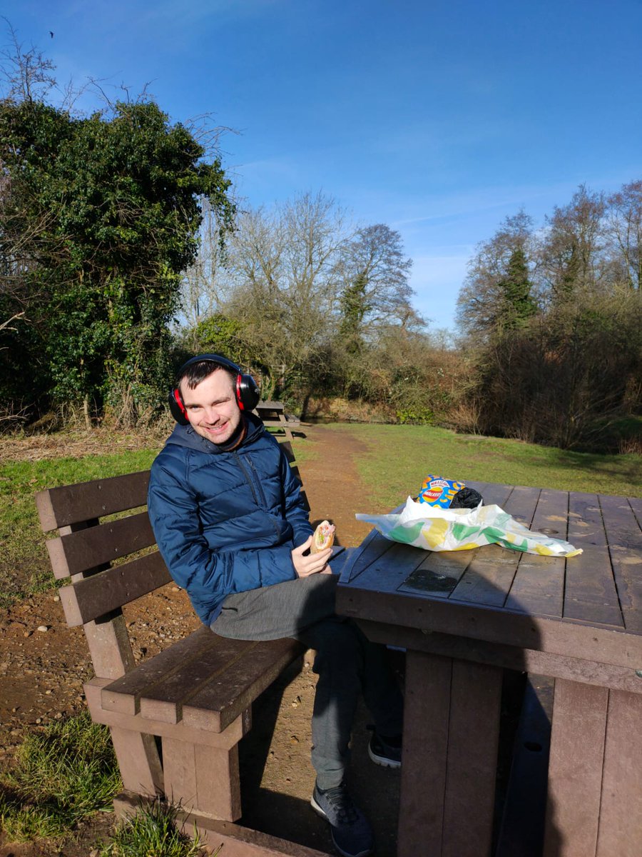 Cascade_Cohen's tweet photo. Tom really enjoyed a lovely brisk walk and a cheeky subway for lunch๐ฅช
#Communitytrips
#Cheekylunchout https://t.co/DhsTRnXVl5