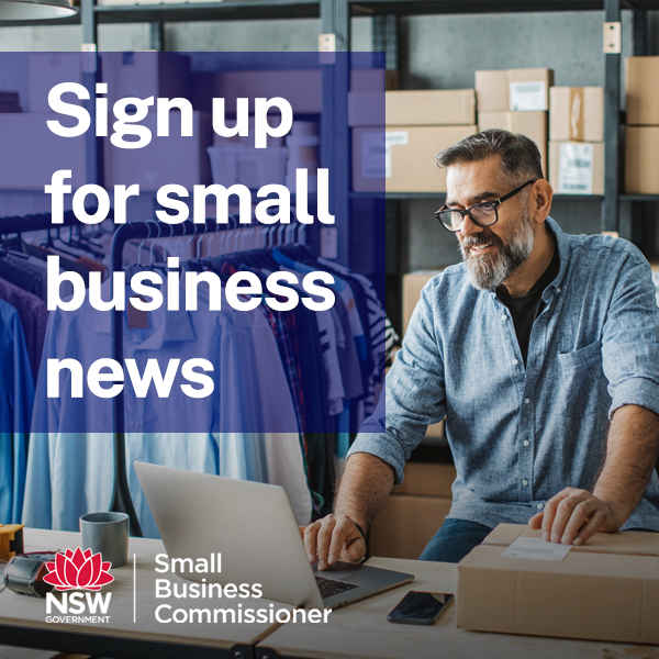 Our first newsletter for the year is out in February. Stay up to date with the latest news and support for your small business. Sign up now smallbusiness.nsw.gov.au/#subscribe