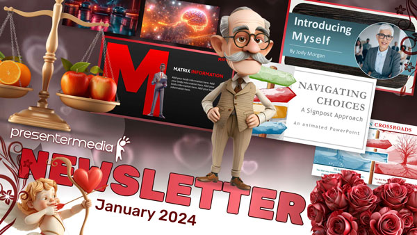 PresenterMedia's tweet image. PresenterMedia Newsletter for January 2024 📃

New Graphics | News | How To - Upload Your Logo to Brand Customizable Designs
presentermedia.com/blog/january-2…

 #presentationdesigner #powerpointtemplates #PowerPoint #powerpointdesign #powerpointpresentation #powerpointtemplate