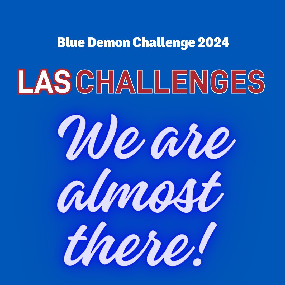 With just under 7 hours to go in the #BlueDemonChallenge, #DePaulLAS is near completing its remaining challenges! Help us access $148k in pledged gifts by donating today and help us reclaim the #1 spot on the Leadership Board for an additional $3k! challenge.depaul.edu/giving-day/808…