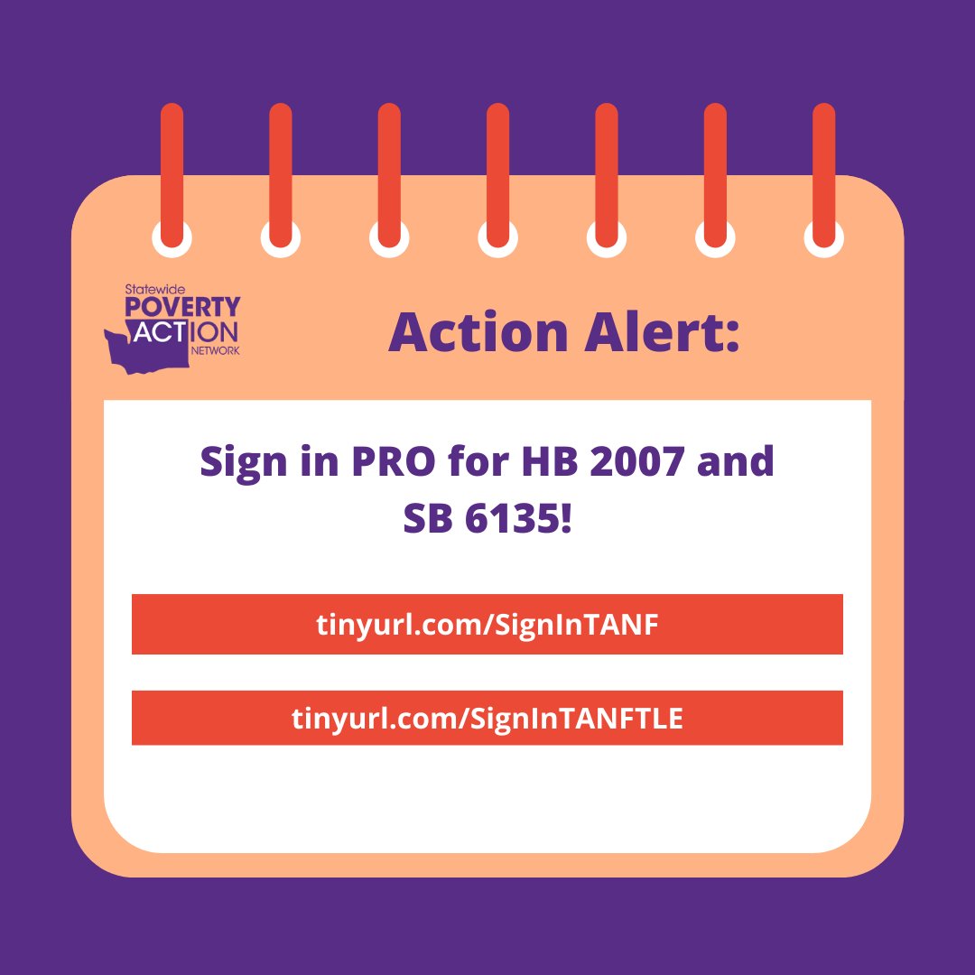 povertyactionwa's tweet photo. Take action NOW to support for HB 2007 and SB 6135, which would make TANF a more effective pathway out of poverty. Contact your lawmakers at https://t.co/gVPilB1sg8 and sign in PRO at https://t.co/A7jQkJH2bZ and https://t.co/JyhQlJFY70 https://t.co/qodejdf7IP