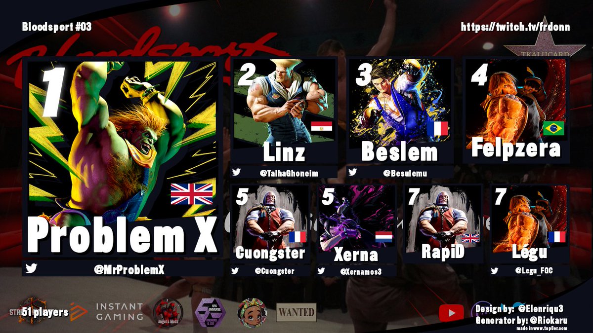 👊Congrat <a href="/MrProblemX/">MOUZ | Problem X</a>  champion of Bloodsport #03!

🔥You are qualified to the next <a href="/zDamascus/">Damascus</a>
 WANTED🔥

🥇<a href="/MrProblemX/">MOUZ | Problem X</a> 
🥈@TalhaGhoneim
🥉<a href="/Besulemu/">Beslem</a>
4⃣Felpzera
5⃣<a href="/Cuongster/">Cuongster</a> 
5⃣<a href="/Xernamos3/">RZ | Xerna</a> 
7⃣RapiD
7⃣<a href="/Legu_FGC/">IG l Légu</a> 
9⃣Yonangel
9⃣<a href="/LinkNova_/">LinkNova</a> 
9⃣Yamcher
9⃣GouverneurParis

GG!