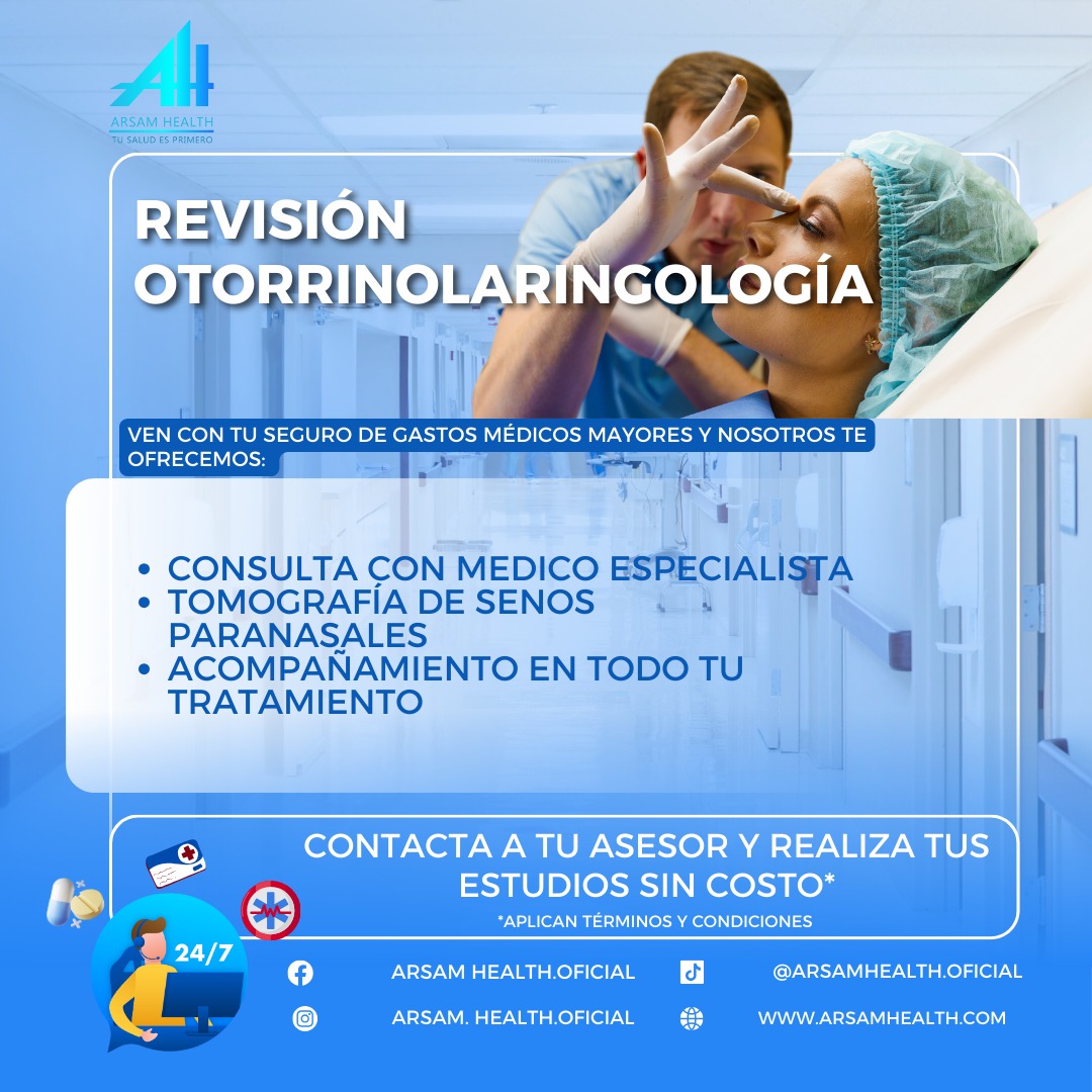 AlejandraArsam's tweet image. Si tienes problemas para respirar correctamente lleva a cabo tus estudios con nuestros especialistas en otorrinolaringología 👃

#arsamhealth #TRATAMIENTO #salud #bienestar #belleza #cirugia #estudio   #tomografia #especialista #tomografiadesenosparanasales #otorrinolaringología