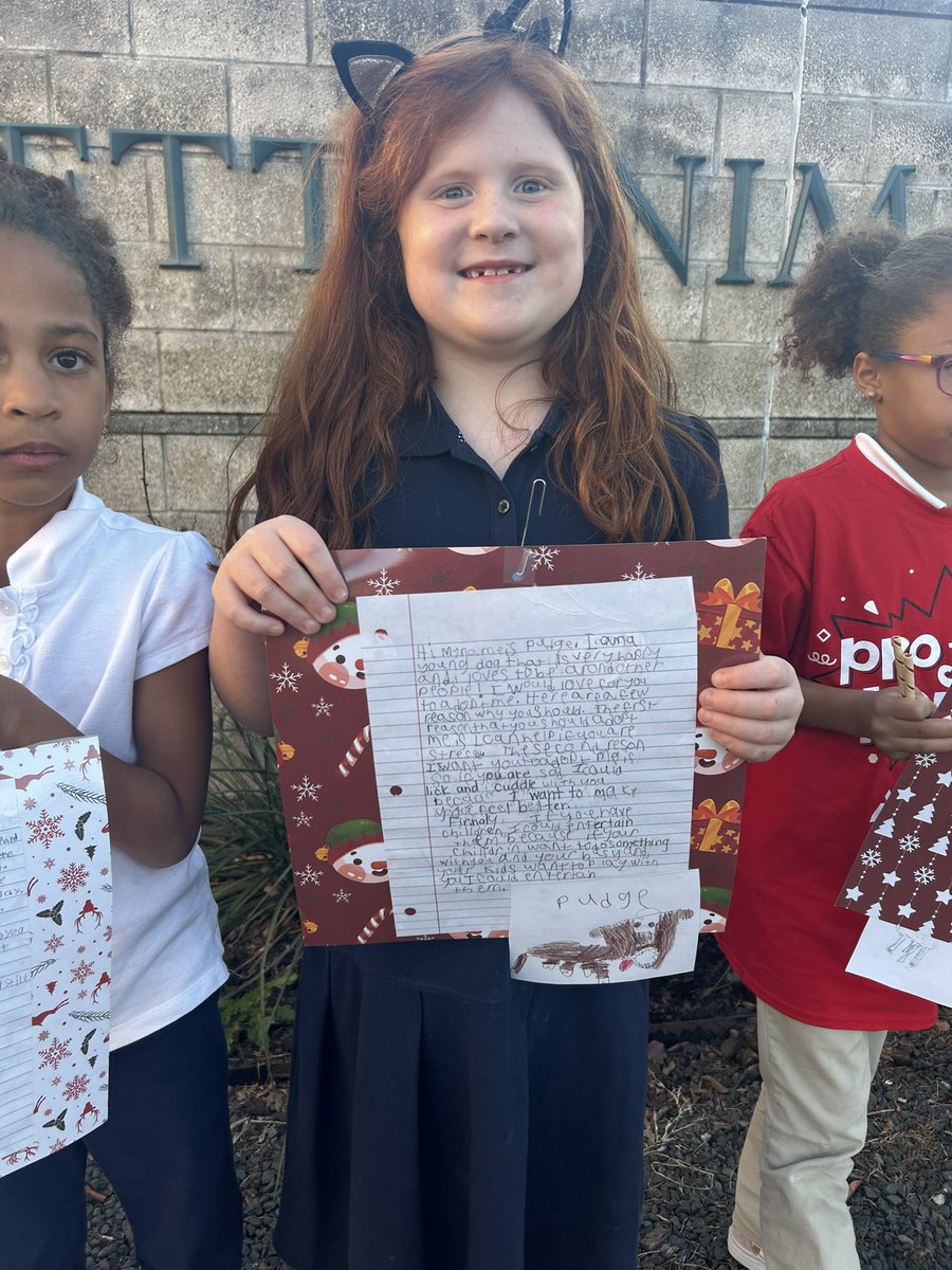 SkyleeRWatson's tweet photo. We wrote persuasive essays to help persuade people to adopt a dog from Rowlett animal shelter during the Christmas holiday! It was so fun! @Herfurth_Bronco  @HerfurthPTA @gisdnews https://t.co/eIjdx86Mc1