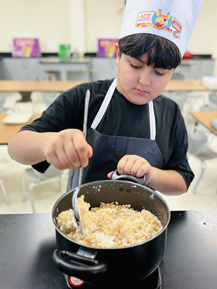 Rice Krispie Day!! 100% student led and made… These kids are naturals!! #CTWCookingClub #CTWRocks @DGarcia_CTW @ctwpanthers @MrV_CNP