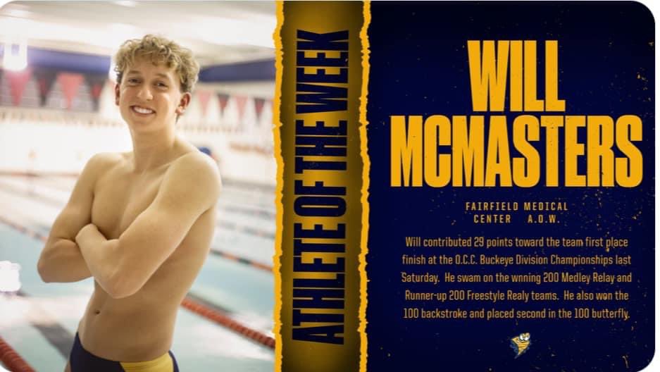 GalesSwimming's tweet photo. Congratulations to Will McMasters for being Male Athlete of the Week at Lancaster High School! https://t.co/8t8ARPH6Fu