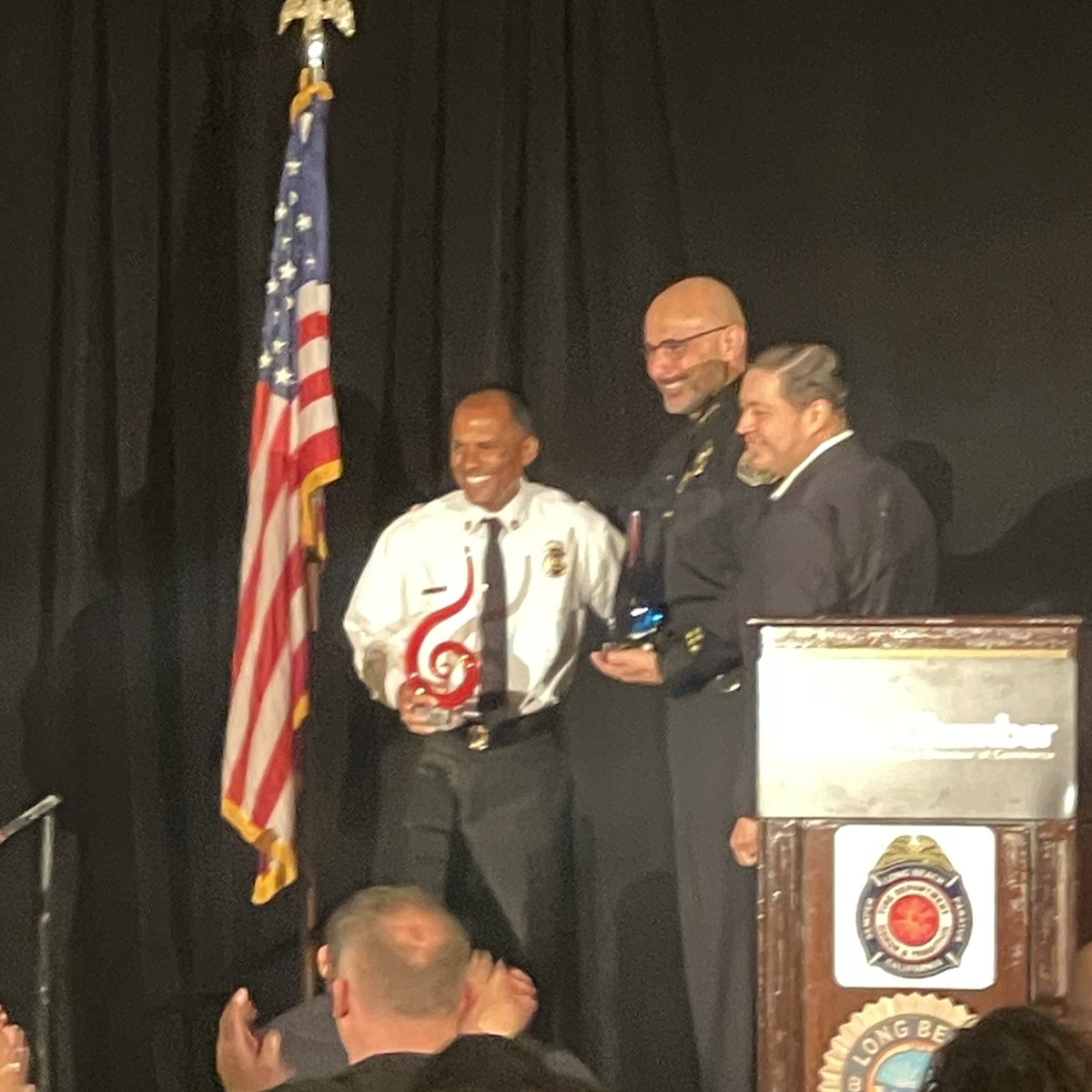 cwsuelysaro's tweet image. Yesterday, my office attended the State of Public Safety Luncheon, where @LBFD Chief Dennis Buchanan and @LBPD Chief Wally Hebeish shared their achievements and efforts to increase public safety and community engagement. I am grateful for all public safety officials who (1/2)