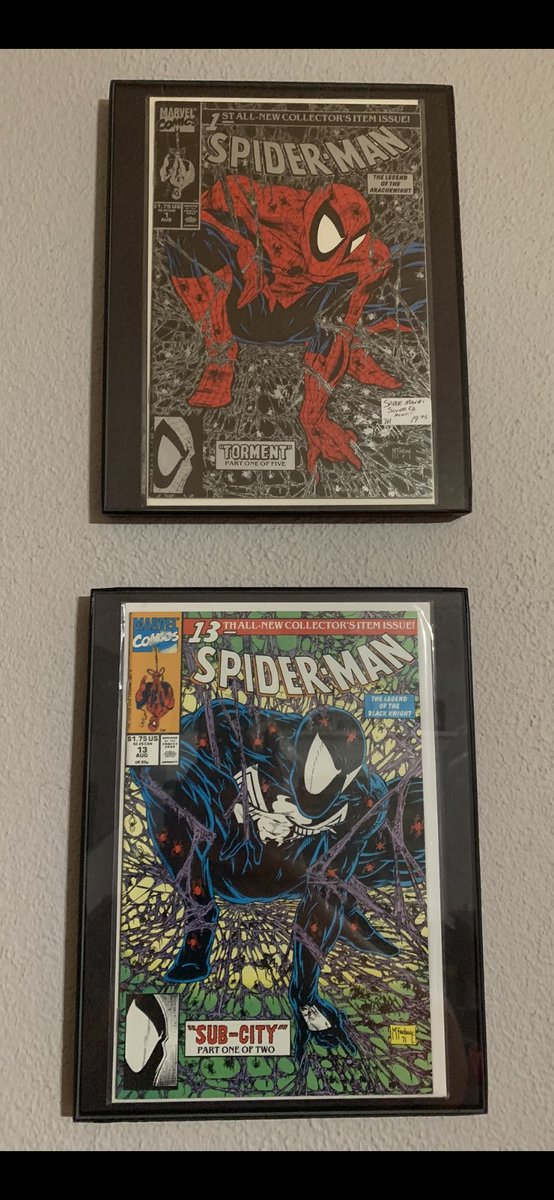 ComixDloya's tweet photo. Can’t have one without the other 
#spiderman #venom @Todd_McFarlane https://t.co/9e42ldBCeA