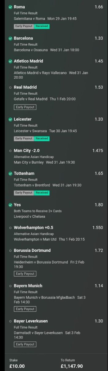 8.5 x cash out. Are we going all the way here? 🔥🤔

{£250 to 2 people if it wins, simply LIKE/RT to be entered} ❤️♻️

- Must be an active telegram member ⤵️

t.me/+QfYxOA-sl4M1N…