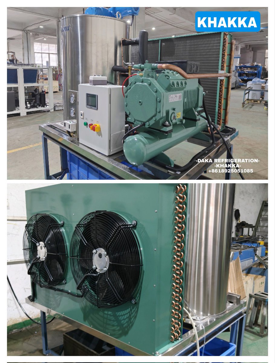0Rn2qRNGATK4B00's tweet image. ✅KHAKKA Flake ice machine 3 tons/day.
✅ Máquina de hielo en escamas de 3 toneladas/día.
✅ Model DFI-3T Air-cooled type
🙋 Fendy Deng /Marketing Director
🎁fendy@dakafreezer.com 
☎️ WhatsApp: wa.me/+8618925051085
🌏dakafreezer.com

#flakeicemachine #icemachinefactory