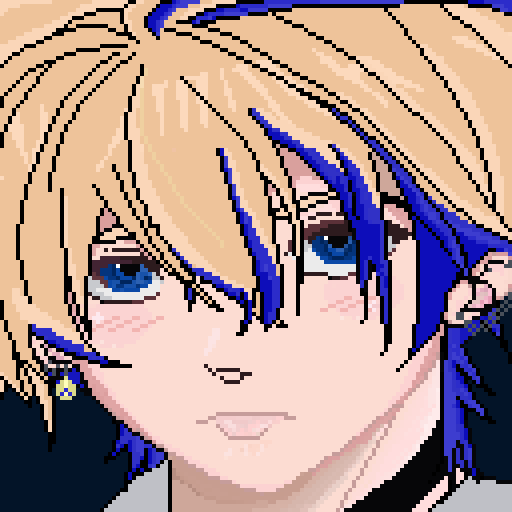 SoraChiizu's tweet photo. I tried my hand at a more anime style icon and made one for @CynoSquare <3 Honestly really proud with how it turned out!
#pixelartist #vtubericon #pixelart #pixelartwork https://t.co/RH6xPzgAFY