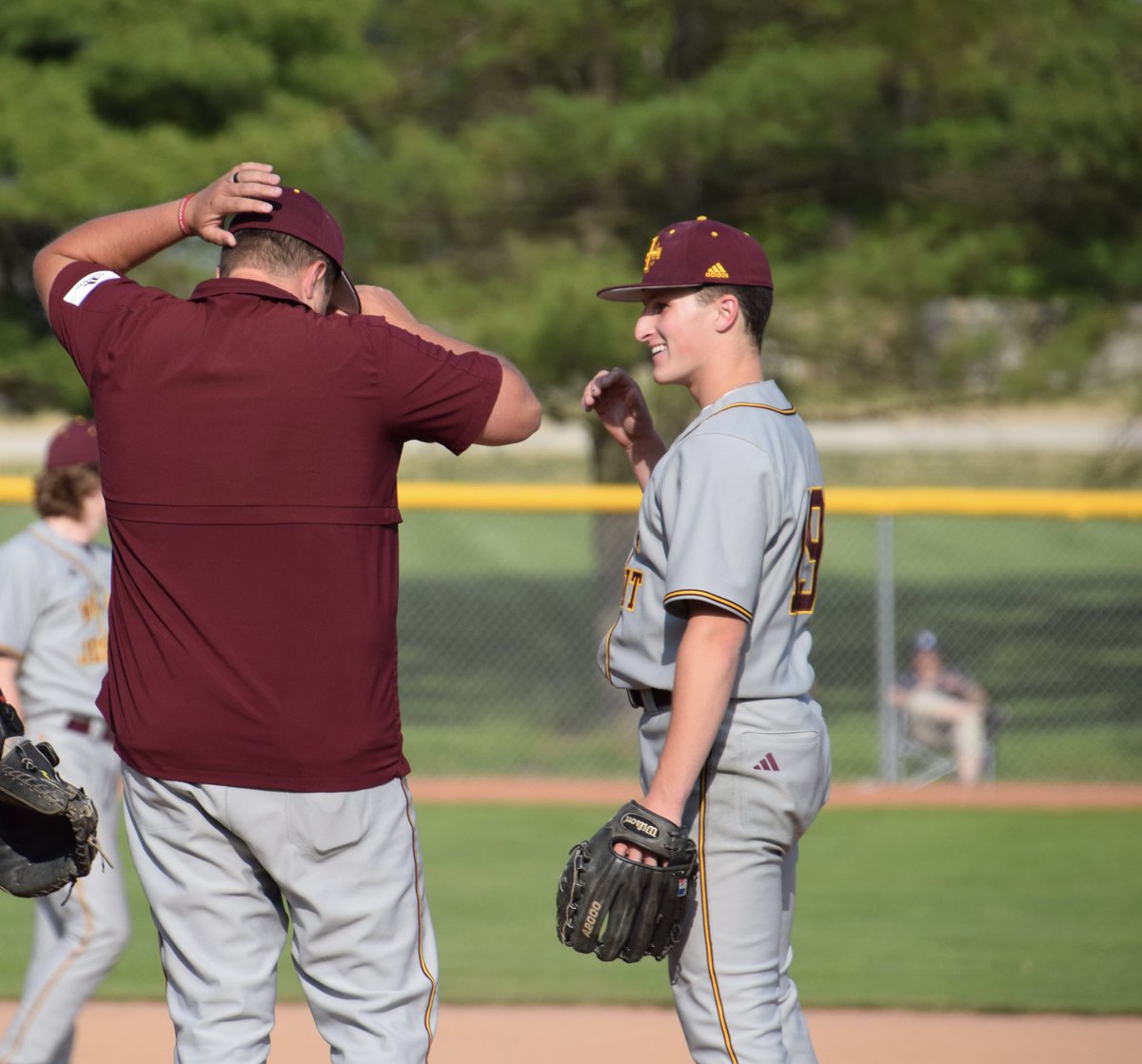 19… brought to you by the Simone brothers! 2023 grad <a href="/lukas_simone/">Lukas Simone</a> (right) and 2006 grad and former <a href="/ZipsBB/">Akron Zips Baseball</a> RHP and current <a href="/WJHS_Baseball/">Walsh Jesuit Baseball</a> Coach, Bobby Simone (left).