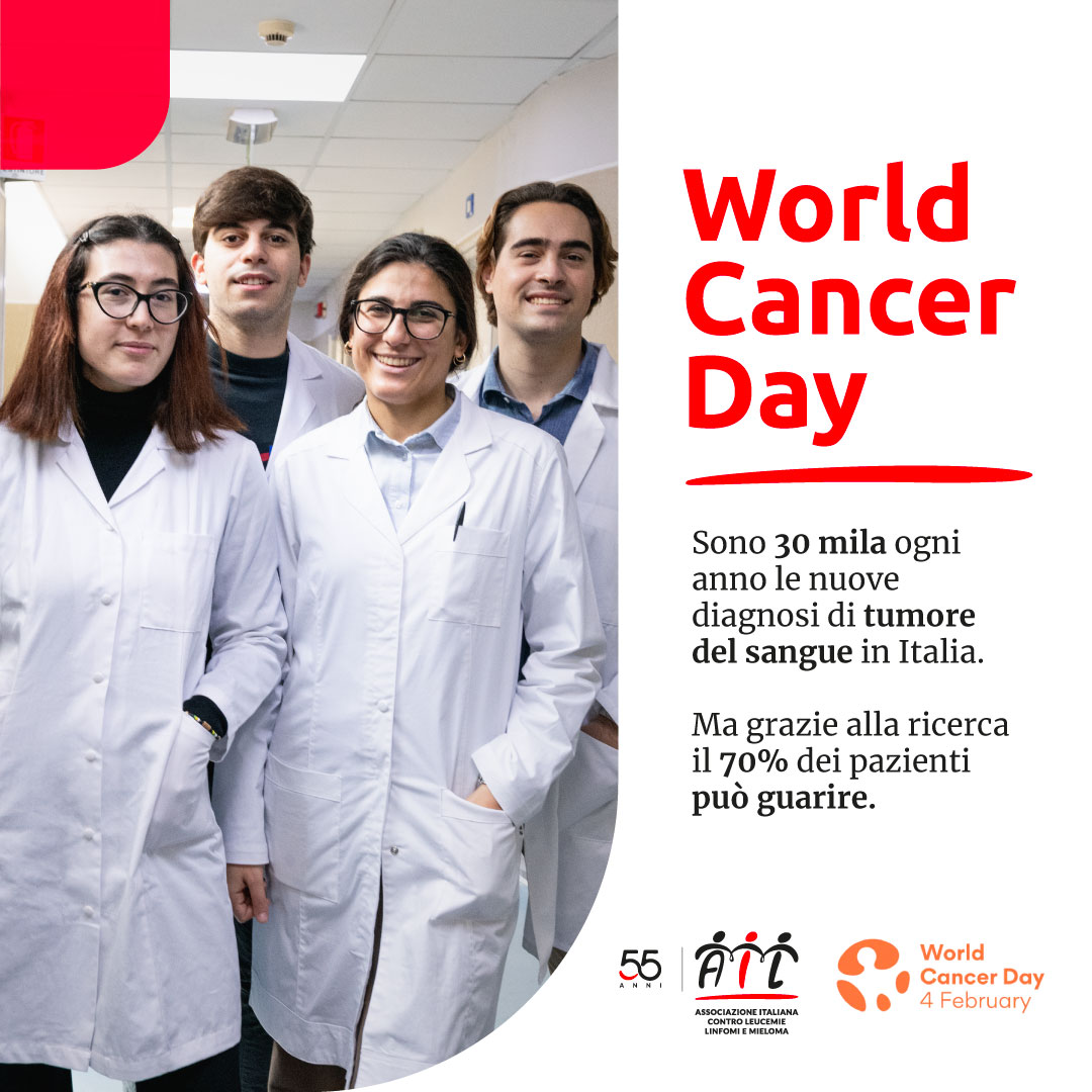 Oggi si celebra il #WorldCancerDay, la giornata mondiale contro il cancro promossa dalla <a href="/uicc/">Union for International #CancerControl</a> e sostenuta dalla <a href="/WHO/">World Health Organization (WHO)</a> 
La ricerca ha bisogno di tutti noi per continuare a crescere.
#laricercaèvita