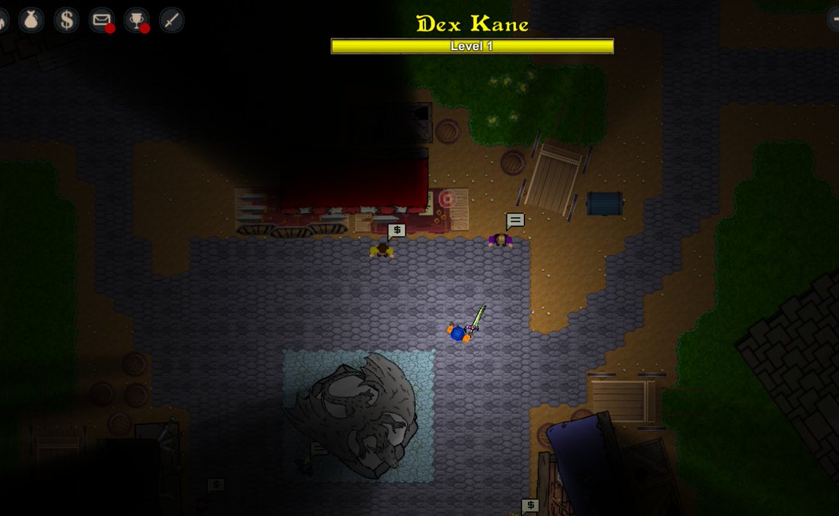 Etherscape_io's tweet photo. New content drop is live now 🎉

With the v0.9.3 update there are now NPC's that you can have conversations with. Along with that, the first taste of the world lore is added which you can find by talking to some of the new characters.

Along with that, the highly desired feature to allow resetting skill trees has been added. Head to the tavern to talk with the Skill Trainer who will allow to you reset your skill points for a small gems charge.

To start playing in our alpha, you need an alpha contract token. We are still giving them out for free, but they are going fast. If you want to try the game out then join our discord and ask for access.

https://t.co/npaXh6OFwr