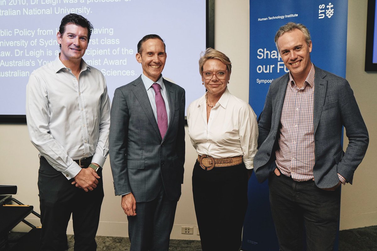 Human Technology Institute (@hti_uts) on Twitter photo It is fantastic to hear from Minister <a href="/ALeighMP/">Andrew Leigh</a> who opened the second day of our #HTIsymposium2024, where today we will discuss using AI for high stakes decision making. It is fantastic to hear from Minister <a href="/ALeighMP/">Andrew Leigh</a> who opened the second day of our #HTIsymposium2024, where today we will discuss using AI for high stakes decision making.