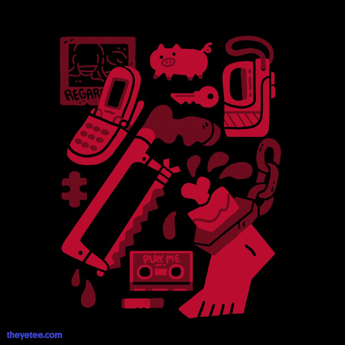 「The key to your escape is sewn into the 」|The Yetee 🌈のイラスト