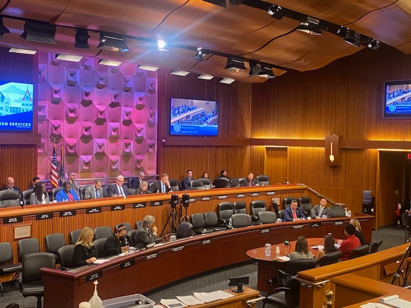 Honored to chair today’s budget hearing w/ @LizKrueger. Topics included social services, children & families, veterans benefits, supporting seniors and more, but one thing was clear: NY cannot succeed unless workers are supported. That is why 2024 will be the #YearOfTheWorkforce.