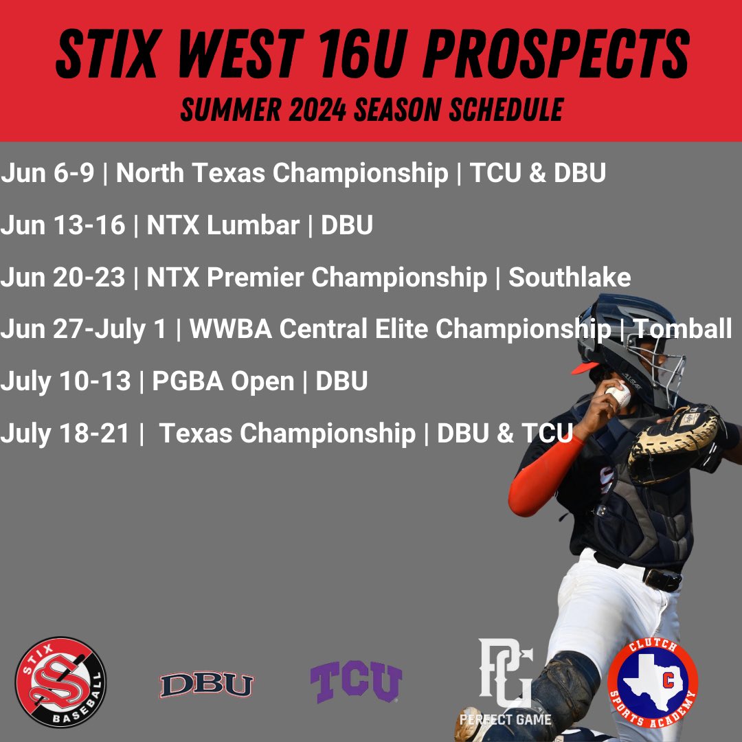 baseballtxsw's tweet photo. Stix West is looking to fill a few roster spots on our HS summer teams! Reach out to Boston Mcintire for a tryout 817-905-9605 https://t.co/bl49GYBw70