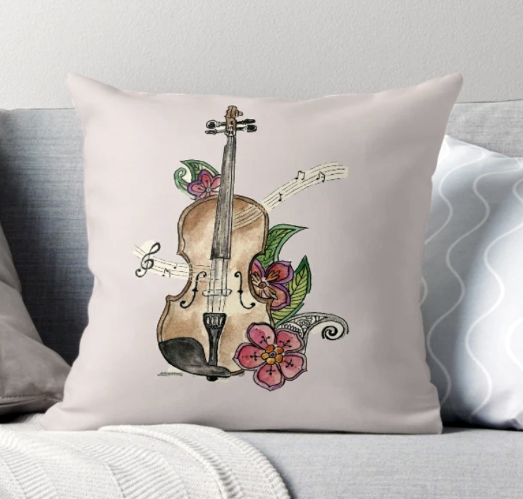 redbubble.com/i/throw-pillow…
Violin and Flowers - Throw Pillow #pillow #music #musician #giftideas #redbubble