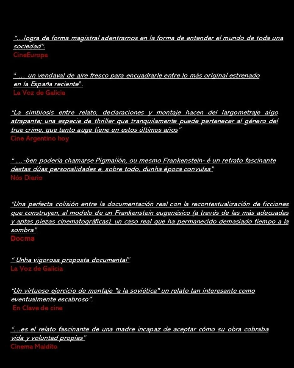 Recrea Films (@recreafilms_) on Twitter photo Nuestra película <a href="/avirxeroxa/">AVirxeRoxa film /La Virgen Roja</a> vuelve a estar disponible en <a href="/Filmin/">Filmin</a>
en esta ocasión formando parte del catálogo de Documentales y en el canal temático Cinemas_GAL
Que las disfrutéis ! 💜
La virgen roja - Filmin
#AVirxeRoxa #LaVirgenRoja #TheRedVirgin #LaViergeRouge #RecreaFilms Nuestra película <a href="/avirxeroxa/">AVirxeRoxa film /La Virgen Roja</a> vuelve a estar disponible en <a href="/Filmin/">Filmin</a>
en esta ocasión formando parte del catálogo de Documentales y en el canal temático Cinemas_GAL
Que las disfrutéis ! 💜
La virgen roja - Filmin
#AVirxeRoxa #LaVirgenRoja #TheRedVirgin #LaViergeRouge #RecreaFilms