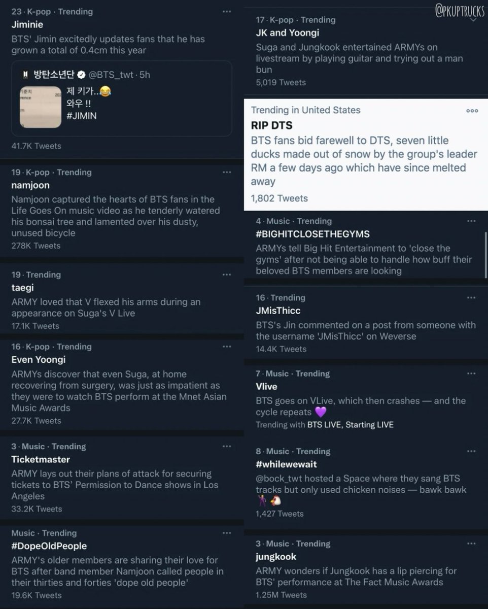 Sometimes I miss the old Twitter trend descriptions