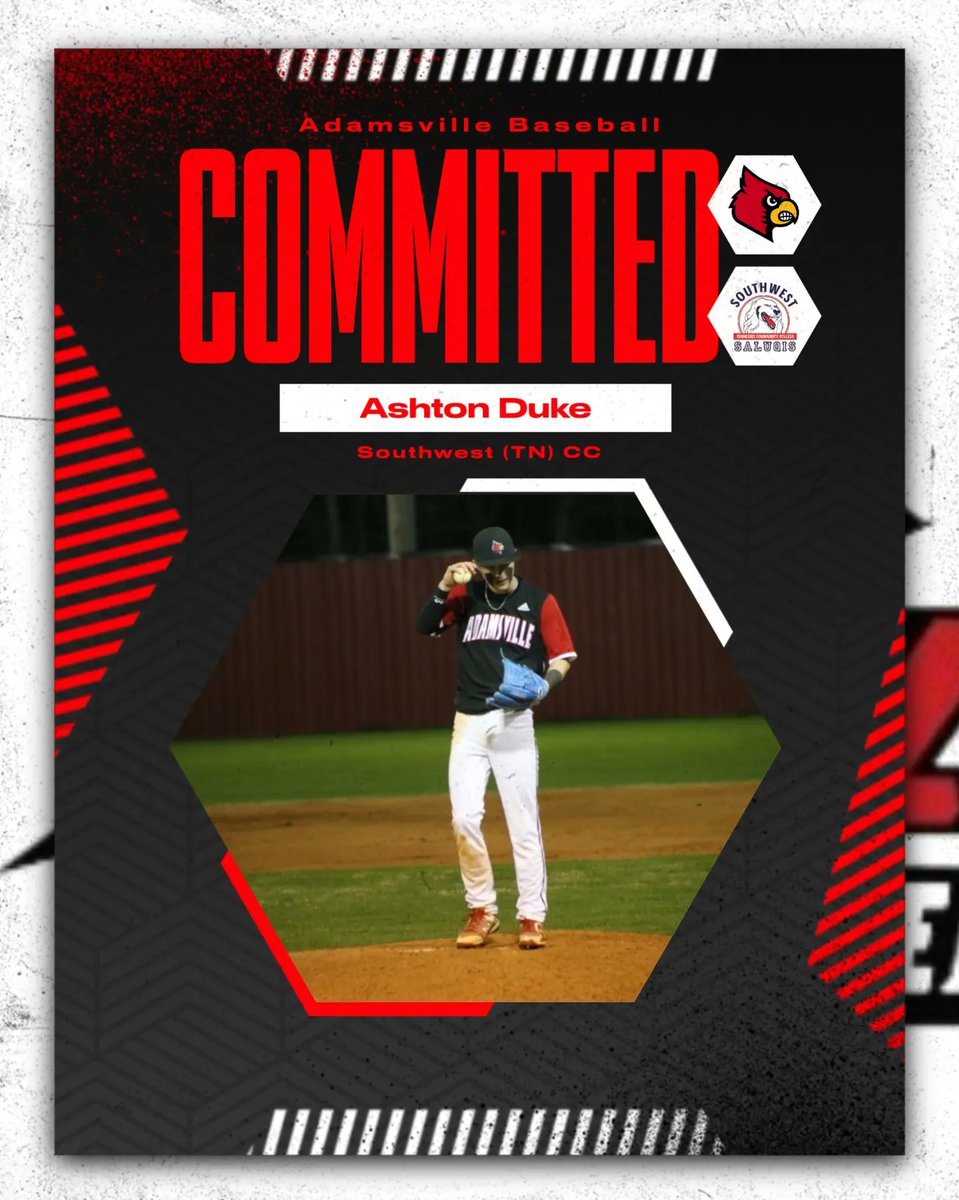 Congratulations to Ashton Duke on his commitment to <a href="/SWTenn_BSB/">Southwest Tennessee Baseball</a> We are proud to see his hard work pay off and excited to see what this spring brings. 💪💪