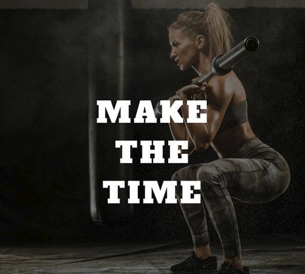 I don't have the time is the adult version of my dog ate my homework. Cut the bullshit. A one hour workout is 4% of your day! If you've got time to watch TV, then you've got time to workout. If it's important to you, you'll find a way.. 

#Gym #MakeTime #Workout #Motivation