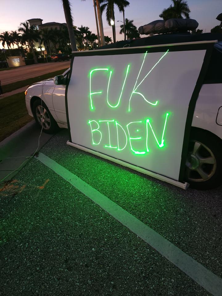 ZiaErica's tweet photo. Just spotted in Punta Gorda, Florida. Receiving lots of #honks and #hellyeahs!!
#FJB https://t.co/8Mc5mdzhgQ