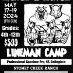 Photo by Hawgz and Dawgz Lineman Camp (@TheHDLCamp)