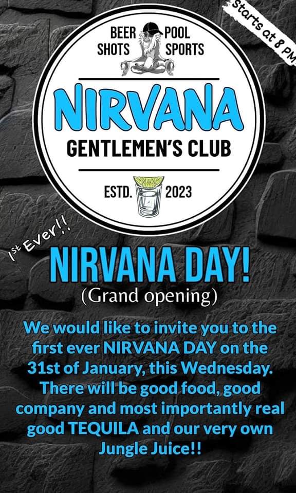 January 31st: 

Nirvana Gentleman's Club!

had its Grand Opening in Jomtien! 
👏🎉

334, 11 Welcome jomtien Rd, Pattaya City, Bang Lamung District, Chon Buri 20150, Thailand

#Pattaya #Jomtien #PattayaNightlife #ThailandNightlife #GentlemensClub #GebtlemanClub
