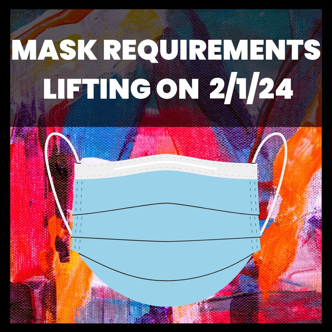 Hello all, Based on the Boston wastewater tracking data, Pandemonium will be lifting its mask requirements on February 1st, 2024. Please let us know if you have any questions.