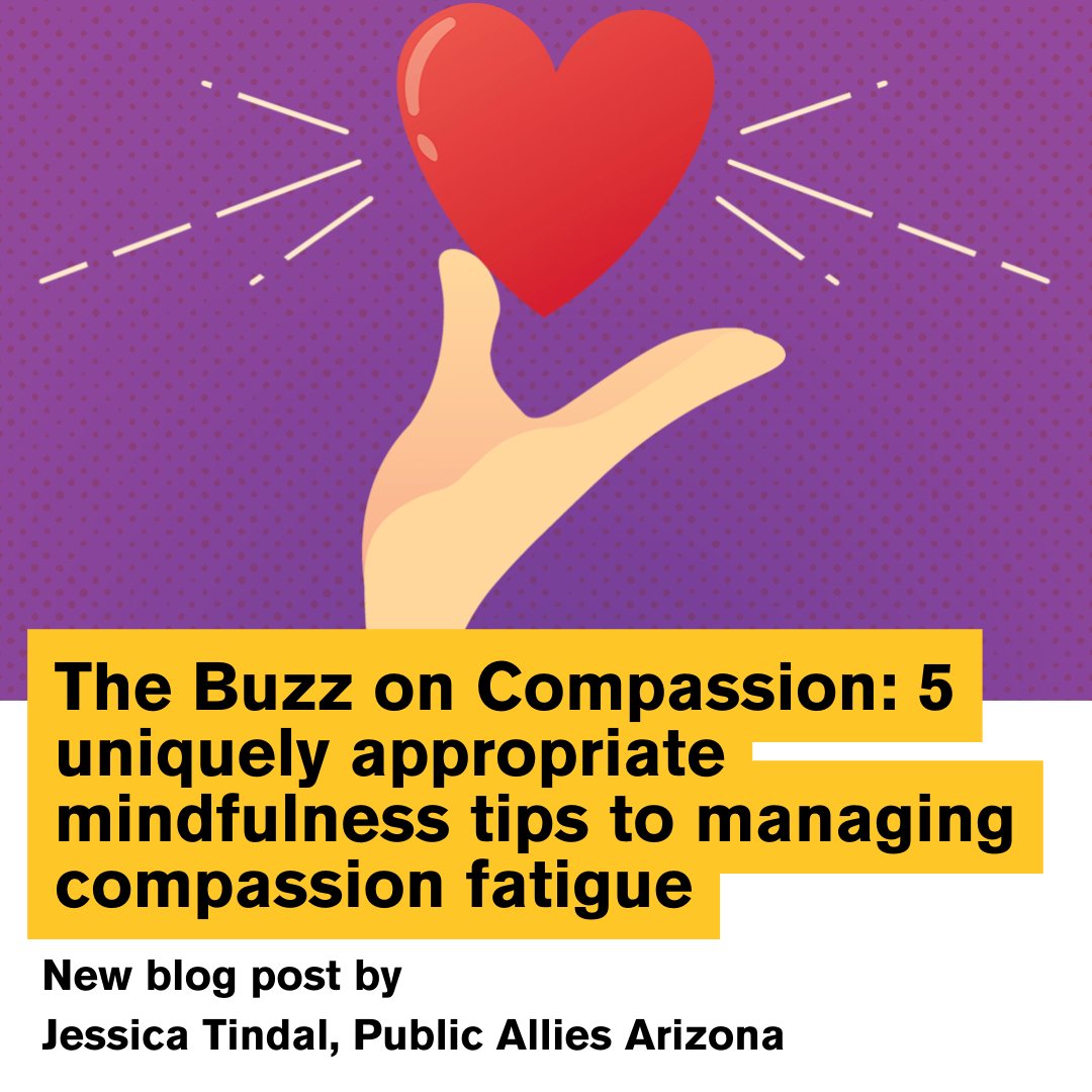 Working in nonprofits can take a toll - seeing hard things every day, wanting to do all you can to help, but feel like it's never enough. It's called compassion fatigue. Public Ally Jessica Tindal, has some tips on how to practice mindfulness to manage it.
lodestar.asu.edu/blog