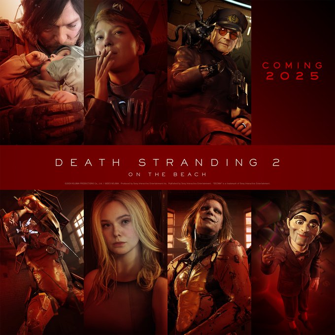 DEATH STRANDING 2 ON THE BEACH

These are the characters we can announce this time. There are many more characters that have not yet been announced.

We finally revealed the character of Elle Fanning, what do you think of her character? And what do you think of the "Troy" who