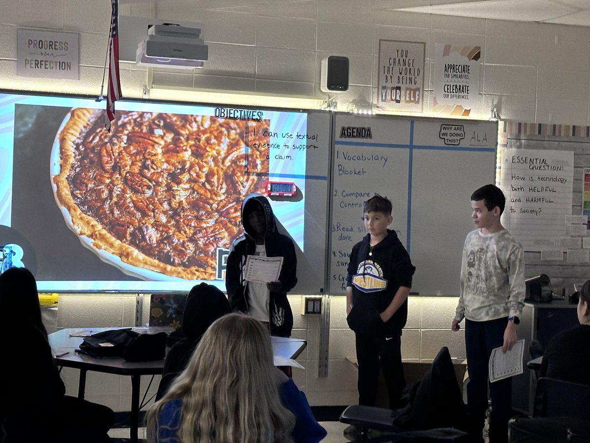 Time to debate! Can you classify each food item as either a soup, salad, or sandwich? Explain why. 

Students walked around and categorized various foods— soup, salad, or sandwich? Then they debated in front of the classroom. 

So, is pizza a soup, salad, or sandwich?