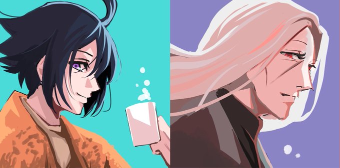 「long hair mug」 illustration images(Latest)｜5pages