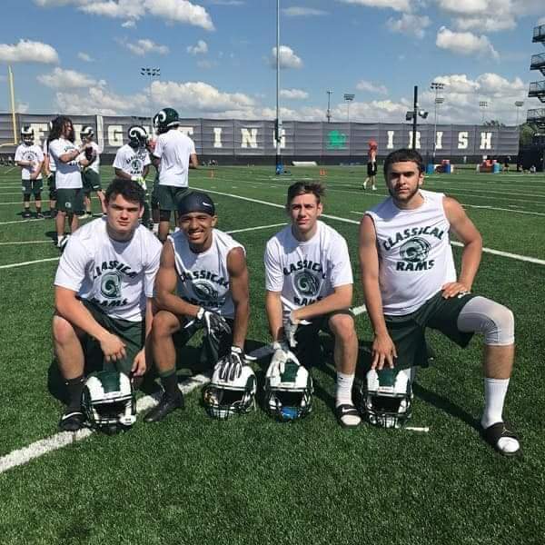 Over the years our guys have attended BC, Penn state, and Notre Dame's Passing Camp. All three were great experiences for our guys