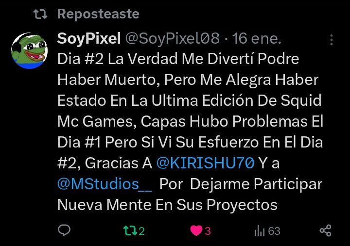 Multiverso_St's tweet photo. El segundo día fue rápido pero bien organizado, uno que otro se hacía el gracioso pero salió bien https://t.co/T6sKlynhkV