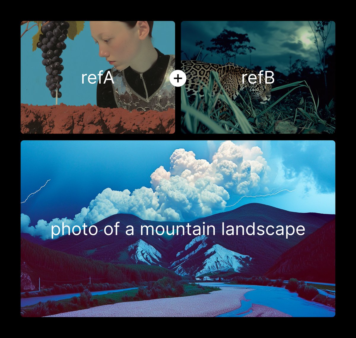 nickfloats's tweet image. Midjourney just released their new Style Reference tool!!

To use it, add the parameter --sref {imgURL}

The model looks at the image urls as 'style references' and tries to make something that matches the vibe and aesthetics

Examples of how it works:
