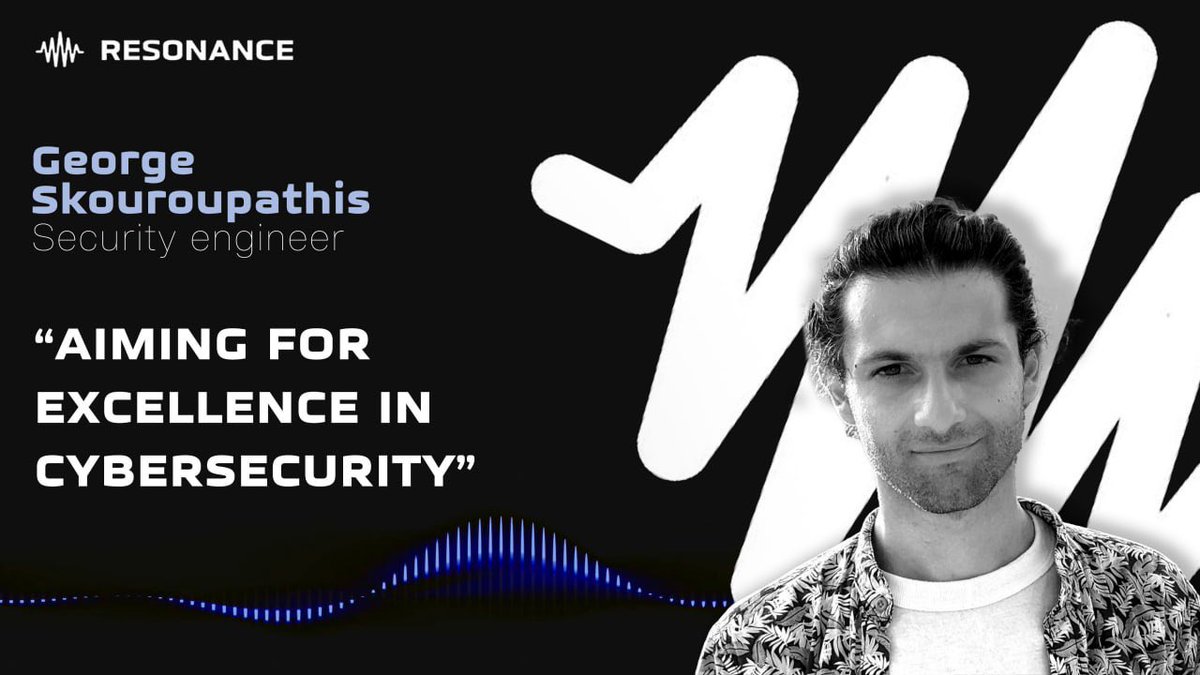 Resonance Security Engineer George Skouroupathis on aiming for excellence 🏆 in #cybersecurity and his journey to joining Resonance’s pursuit of full spectrum ✨ cybersecurity #protection. Check out the full story below: medium.com/@resonance.sec… 〰️ resonance.security