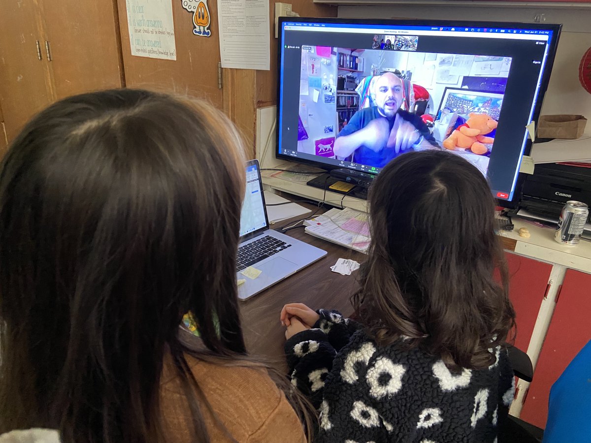 McM_MsT's tweet photo. TY @kironcmukherjee for joining us today! Students are in awe🤩learning about Ancient Egypt exhibit to inspire elements of realism as part of the Writers Workshop: mystery of the missing mummified cat✏️ancient civilizations > many similarities & differences #ROMlearning @tdsb https://t.co/00amLR18wd