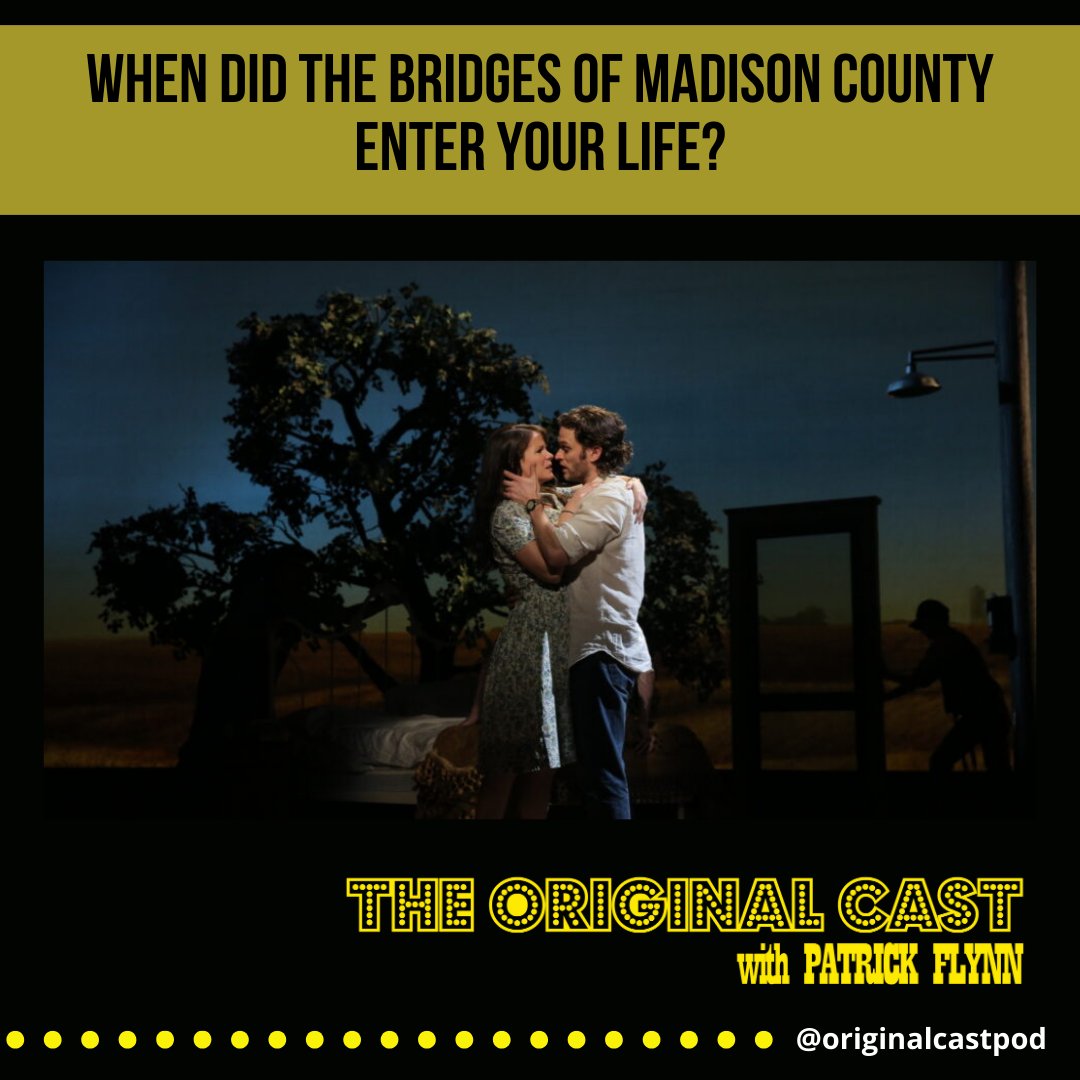 OriginalCastPod's tweet image. How did The Bridges of Madison County enter your life?

Find our latest episode with Dani Stoller here: linktr.ee/originalcastpod