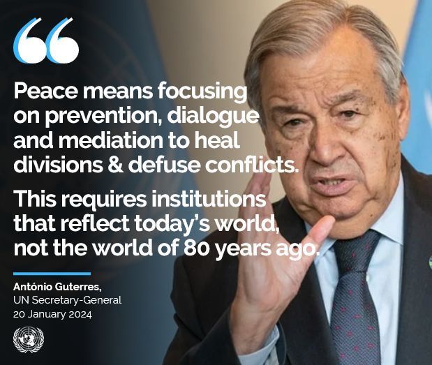 The upcoming #SummitoftheFuture in September will be 'a unique opportunity to consider reforms to the institutions of global governance, promote ideas to re-build trust & strengthen multilateral cooperation', @antonioguterres said.

 buff.ly/3Hs4yKT #Agenda2030