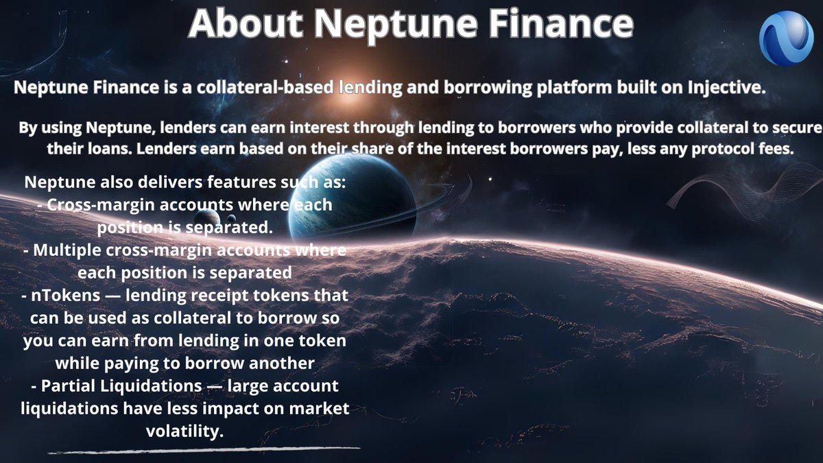 GDancenco's tweet photo. Behold, even the divine are #PoweredByPython! Witness the unveiling of @neptune_finance, Injective's inaugural on-chain lending market now gracing the mainnet with its blazing presence.๐ฅ https://t.co/JVQocNoqgS