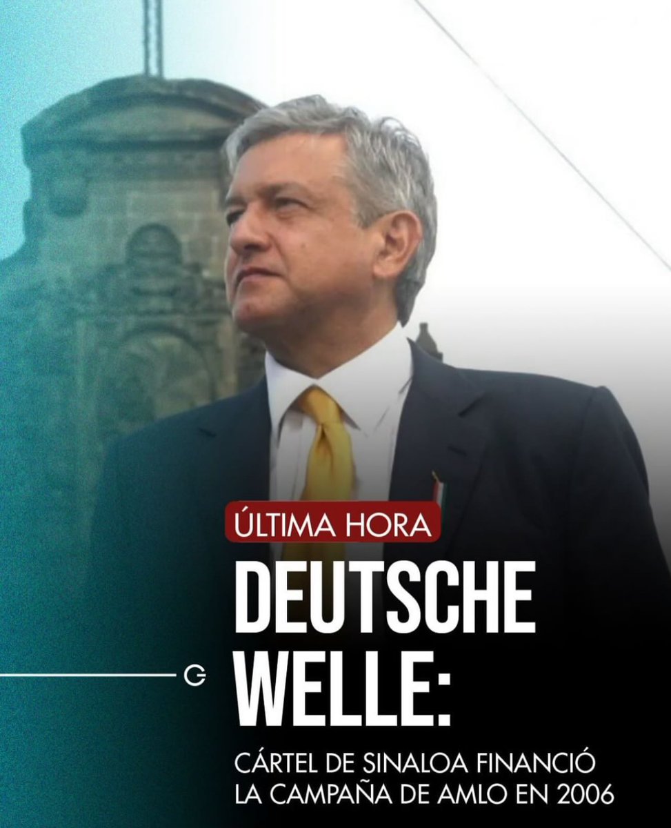 Ya es noticia a NIVEL MUNDIAL que a López Obrador le financio la campaña el #Cartel de Sinaloa.🥳
 #NarcoPresidente 👇