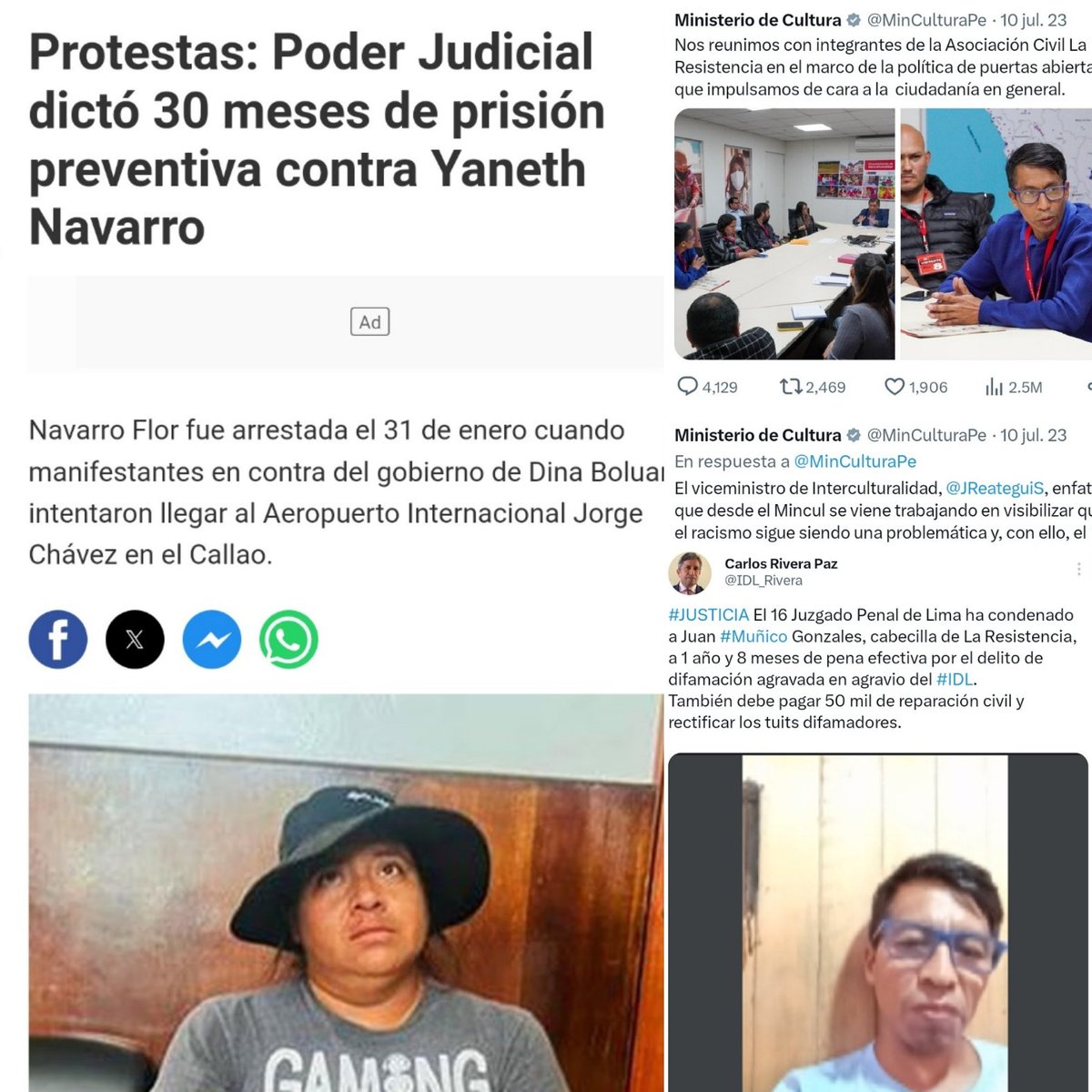 53ElFranco's tweet photo. El mismo quien se reunión con gente del @MinCulturaPe ppara el programa #Perusinracismo y le dan menos de 2 años por DIFAMACIÓN 🤣🤣🤣 aaah y contra una señora  que encontraron dinero con una lista, le dieron 30 MESES. #quetalconcha🐚 #elfranco58 https://t.co/gZHHZWlIzF
