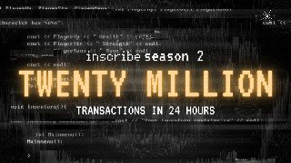 inscribe_app's tweet image. ███ INSCRIBE SEASON 2 ███

ALREADY 20 MILLION TRANSACTIONS IN 24 HOURS.

Check it out : inscribe.app/app 

Inscribe is your key to the world of inscriptions.